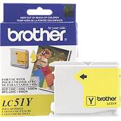 Brother LC51Y ( Brother LC-51Y ) Discount Ink Cartridge