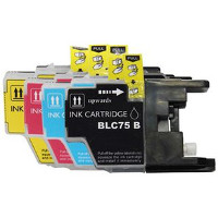 Brother LC75BK / LC75C / LC75M / LC75Y Compatible Discount Ink Cartridge Multi-Pack