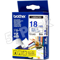 Brother TZ243 ( Brother TZ-243 ) P-Touch Tapes (5/Pack)