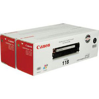 Canon 2662B004AA ( Canon 118 Black ) Laser Cartridge Twin Pack