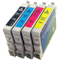 Epson T060120 / T060220 / T060320 / T060420 Remanufactured Discount Ink Cartridge MultiPack