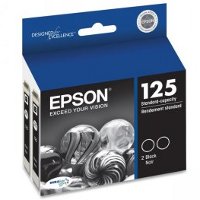 Epson T125120-D2 Discount Ink Cartridge Dual Pack