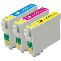 Epson T125520 Remanufactured Discount Ink Cartridge Value Pack (C/M/Y)