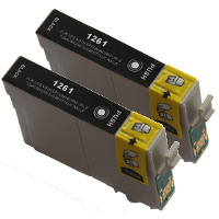 Epson T126120-D2 Remanufactured Discount Ink Cartridge Dual Pack
