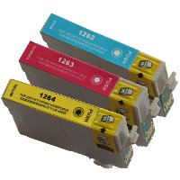 Epson T126520 Remanufactured Discount Ink Cartridge Value Pack (C/M/Y)