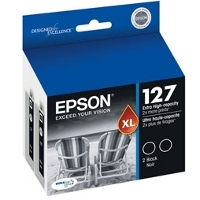 Epson T127120-D2 Discount Ink Cartridge Dual Pack