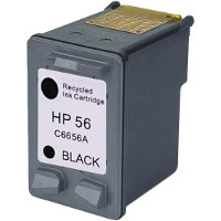 Hewlett Packard HP C6656AN / HP C6656A ( HP 56 ) Professionally Remanufactured Black Discount Ink Cartridge