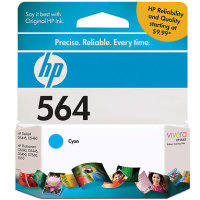 Hewlett Packard HP CB318WN ( HP 564 Cyan ) Discount Ink Cartridge