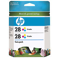 Hewlett Packard HP CD995FN ( HP 28 Twinpack ) Discount Ink Cartridge Twin Pack