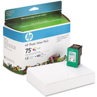 Hewlett Packard HP CG501AN ( HP 75 Photo Value Pack ) Discount Ink Cartridge Value Pack