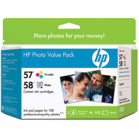 Hewlett Packard HP Q7952AN ( HP 57/58 Photo Value Pack ) Discount Ink Cartridge Value Pack