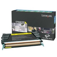 Lexmark C734A1YG Laser Cartridge