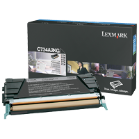 OEM Lexmark C734A2KG Black Laser Cartridge