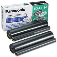 Panasonic KX-FA136 ( Panasonic KXFA136 ) Thermal Transfer Fax Refill Ribbons (2/Box)